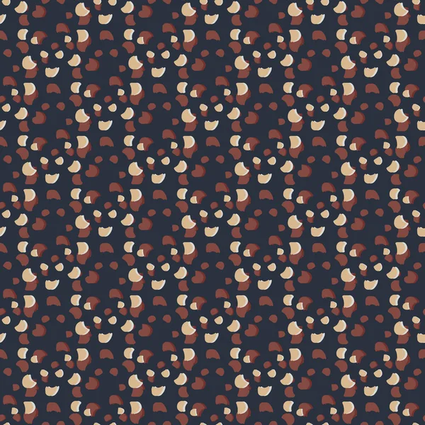 Pola Vektor Seamless Seamless Dot Sprinkles, Ilustrasi Lingkaran Gambar Tangan - Stok Vektor
