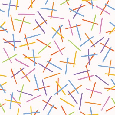 El boyalı küçük gökkuşağı sopa konfeti pick up . Kesintisiz yineleme deseni.