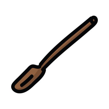 Sevimli ahşap kürek karikatür vektör illüstrasyon motif seti. Denizcilik blogu, okyanus grafiği, tekne web düğmeleri için el çizilmiş izole deniz elemanları clipart.