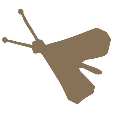 Sevimli sinek siluet karikatür vektör illüstrasyon motif seti. Ürpertici crawly blog için el çizilmiş böcek elemanları clipart.