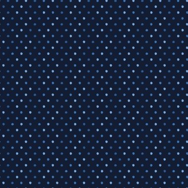 Indigo mavi soyut organik kesim nokta lı daireler. Vektör deseni sorunsuz arka plan. El dokulu tarzı çizilmiş. Polka nokta çizgili illüstrasyon. Trendy ev dekorasyonu, erkek gömlek moda baskı, duvar kağıdı.