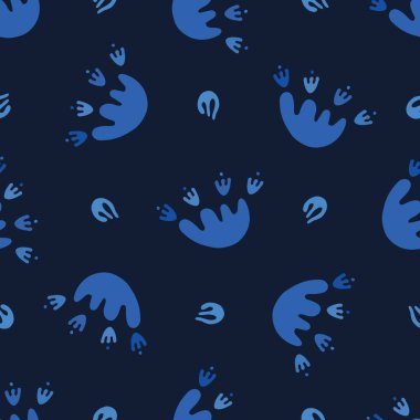 Soyut organik çiçek şekilleri kesip. Vektör deseni sorunsuz arka plan. El kağıt kesme matisse tarzı. Kolaj grafik illüstrasyon. Trendy ev dekorasyonu, moda baskı, stilize çiçek duvar kağıdı.