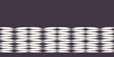 El çizilmiş çiçek mozaik karo şekiller sınır. Tekrareden jeo çiçek arka plan. Tek renkli yüzey tasarımı tekstil afiş kenar. Modern papatya siyah beyaz kurdele döşeme. Dikişsiz vektör papatya washi bant.