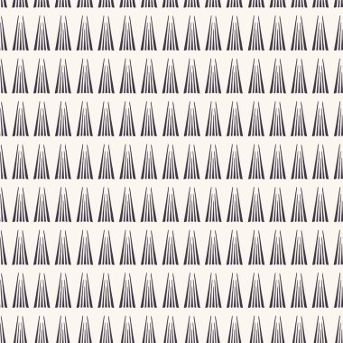 Dikişsiz vektör deseni. Modern geometrik el çizilmiş üçgen çizgiler. Basit doğrusal arka planı yineleme. Soyut süs sanatı deco tarzı . Trendy yüzey tasarımı tekstil. Baskı duvar kağıdı her yerinde