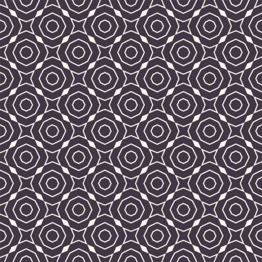 Dikişsiz vektör deseni. El çizilmiş mozaik karo şekilleri. Tekrareden jeo yıldız arka planı. Tek renkli yüzey tasarımı tekstil swatch, modern papatya siyah beyaz duvar kağıdı, baskı her yerinde arapça türkçe