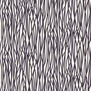 Dikişsiz vektör deseni. Modern organik el dikey çizgiler çizilmiş. Düzensiz fırça darbesi satırları arka planı yineleme. Soyut dokulu. Trendy yüzey tasarımı tekstil, baskı jeo duvar kağıdı her yerinde