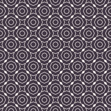 Dikişsiz vektör deseni. El çizilmiş mozaik karo şekilleri. Tekrareden jeo yıldız arka planı. Tek renkli yüzey tasarımı tekstil swatch, modern papatya siyah beyaz duvar kağıdı, baskı her yerinde arapça türkçe