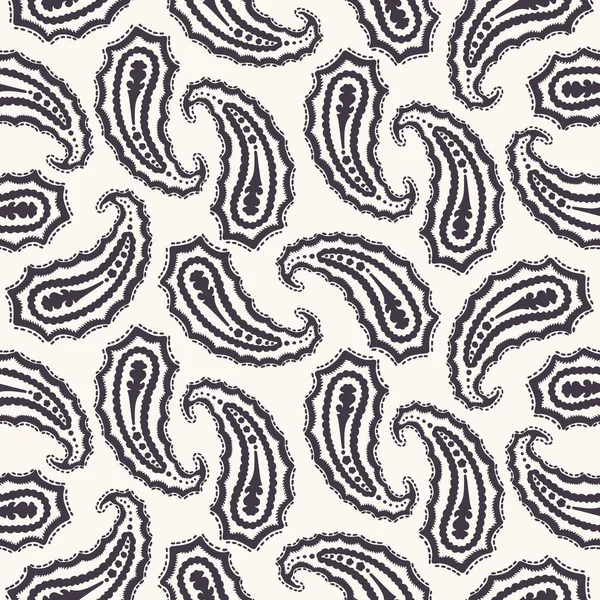 Sömlöst mönster Paisley Buta foulard motiv. Traditionell indienne Arabesque bakgrund. Vektor etniska Vintage Swatch. — Stock vektor