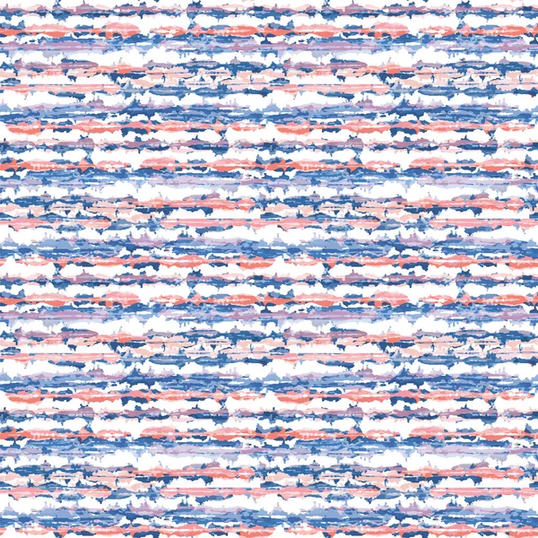 Rozmazané Shibori Pruhované Pozadí Barvy Kravaty Bezešvé Vzor Nepravidelný Zlomený — Stockový vektor