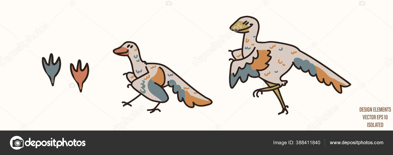 始祖鳥ストックベクター ロイヤリティフリー始祖鳥イラスト Depositphotos