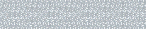 French blue damask shabby chic stripe vector shabby border background. 능숙하게 그린 배너없는 패턴. 손으로 그린 원 키 모양의 실내 장식 리본. 전형적 인 시골 농가 양식 . — 스톡 벡터