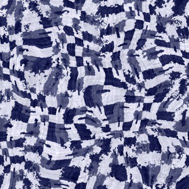 Kusursuz çivit mavisi, bükülmüş bandana dokusu. Mavi, koyu, pamuk efektli arka plan. Tekrar ediyorum, Endonezya batiği direnç kalıbı. Tüm tekstil üzerinde beyaz bloklama arızası. Eskimiş boho kumaş baskılı fayans.