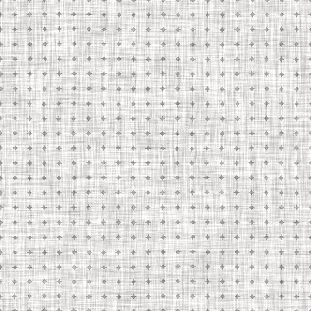 Seamless light grey woven doodle linen texture background. Flax hemp fiber natural pattern. Organic fibre close up weave fabric surface material. Ecru geometric natural cloth textured rough material