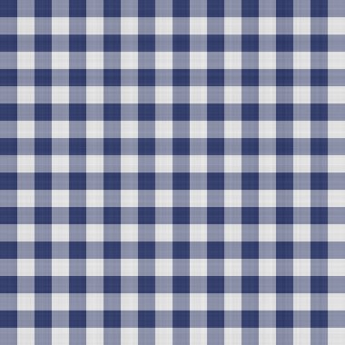 Kusursuz geometrik çapraz şablon. Fransız mavi keten pejmürde şık tarzı. Kırsal mutfak dokusu arka planı. İç duvar kâğıdından ev dekorasyonu örnekleri. Modern gingham Tekstil 'i kontrol et.