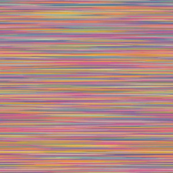 Απρόσκοπτη διανυσματική λωρίδα Marl μοτίβο. Rainbow ποικίλη υφή ρείκι φόντο. Vintage στυλ του '70 ριγέ αφηρημένη σε όλη την εκτύπωση — Διανυσματικό Αρχείο