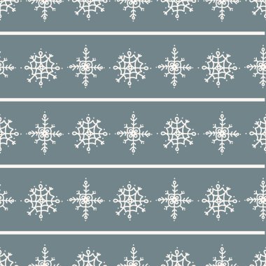 Kusursuz kar arka plan çizgisi deseni. Basit cinsiyet ayrımcılığı olmayan çocuk yuvası fotoğraf albümü dijital kâğıdı. Çocuklar tuhaf kar tanesi duvar kağıtları her yere basılmış..