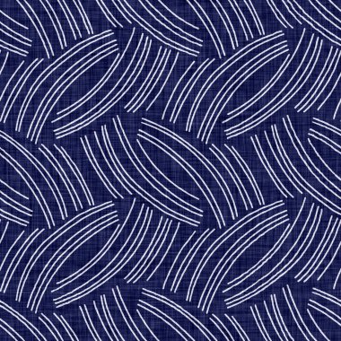  Kusursuz çivit çapraz dokusu. Mavi örülmüş boro pamuk boyalı efekt arka planı. Japonlar batik direncini tekrarlıyor. Sıkıntılı boya çamaşır suyu. Asya füzyon izin veren kimono tekstili. Giysi izi.