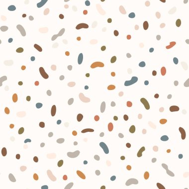 Kusursuz arka plan cinsiyeti nötr bebek benekli desen. Basit, asgari, 2 tonluk dünya rengi. Çocuk odası duvar kâğıdı ya da boho her yerde moda..