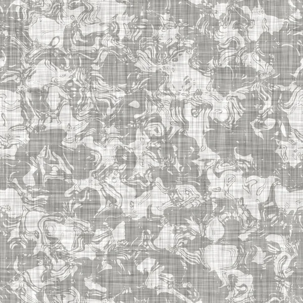 无缝隙的灰色法式针织亚麻面料背景.旧的天然亚麻纤维图案。有机手绘条纹斑纹织物,用于纺织品全印.Greige cloth纹理材料 — 图库照片
