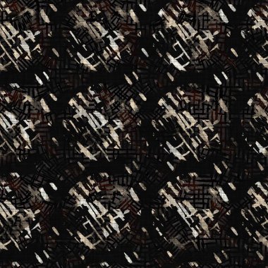 Kusursuz modern sepia camo baskı dokusu arka planı. Benekli kamuflaj deri desenli tekstil kumaş. Hırıltılı, bulanık çarşaflar her yerde. 