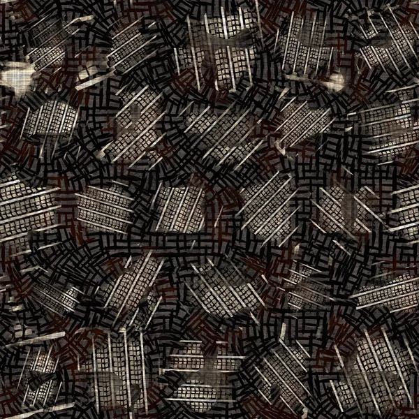 Kusursuz sepia grunge noktalı baskı dokusu arkaplanı. Eskimiş eski model tekstil kumaşı. Hırıltılı, bulanık çarşaflar her yerde. 