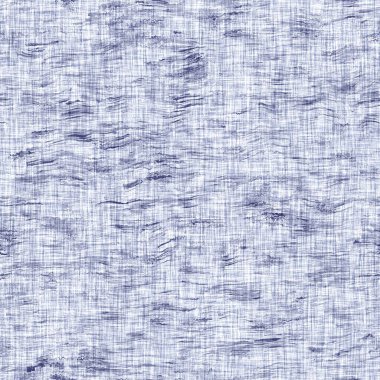 Kusursuz çivit benekli doku. Mavi örülmüş boro pamuk boyalı efekt arka planı. Japonlar batik direncini tekrarlıyor. Sıkıntılı kravat boyası beyazlatıcı. Asya füzyon izin veren kimono tekstili. Giysi izi.