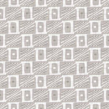 Kusursuz açık gri dokuma keten dokusunu kontrol et. Keten kenevir fiber doğal desen. Organik lifler kumaş yüzey malzemelerini birbirine yaklaştırır. Ecru geometrik ekose kumaş desenli. .