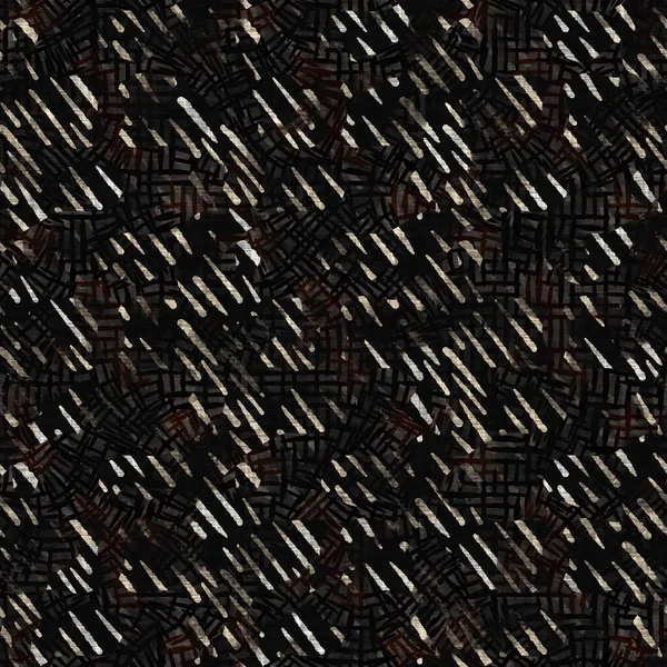 Kusursuz sepia grunge çizgili iz dokusu arka planı. Benekli, doğrusal çizgili, tekstil kumaş. Hırıltılı, bulanık çarşaflar her yerde. 