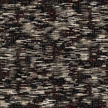 Kusursuz sepia grunge kumaş dokusu arka planı. Sorunlu kumaş desenli tekstil malzemeleri. Hırıltılı, bulanık çarşaflar her yerde. 