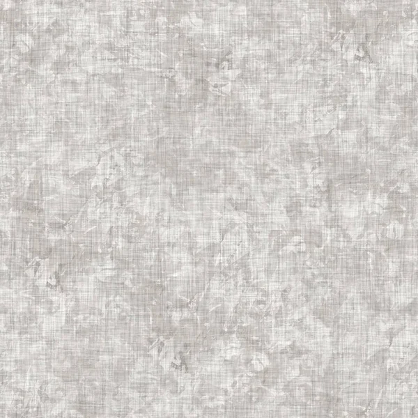 Fondo de textura de lino tejido francés gris camuflado sin costuras. Patrón de fibra de lino natural de crudo antiguo. Camuflaje de tela de casa de campo orgánica para textiles por toda la impresión. — Foto de Stock