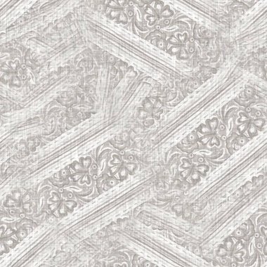 Kusursuz açık gri örgü, keten kumaş dokusu arka planı. Keten kenevir fiber doğal desen. Organik lifler kumaş yüzey malzemelerini birbirine yaklaştırır. Ecru düzensiz bulanık kumaş desenli kaba malzeme