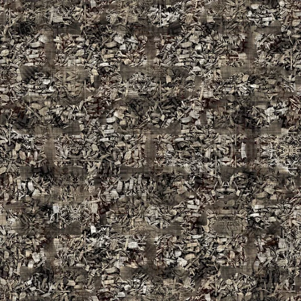 Kusursuz modern sepia camo baskı dokusu arka planı. Benekli kamuflaj deri desenli tekstil kumaş. Hırıltılı, bulanık çarşaflar her yerde. — Stok fotoğraf