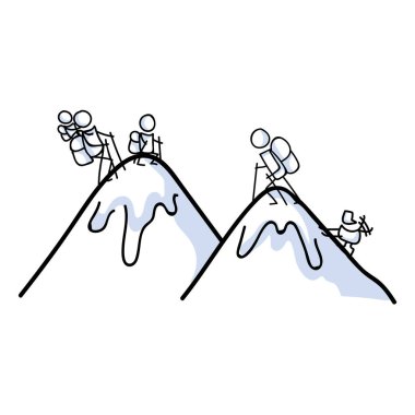 El yapımı Stickman ailesi köpek konseptiyle yürüyüşe çıktı. Tatil için basit bir karalama ikonu, aile seyahati klibi. Basit bir kaçış figürü çizimi. 