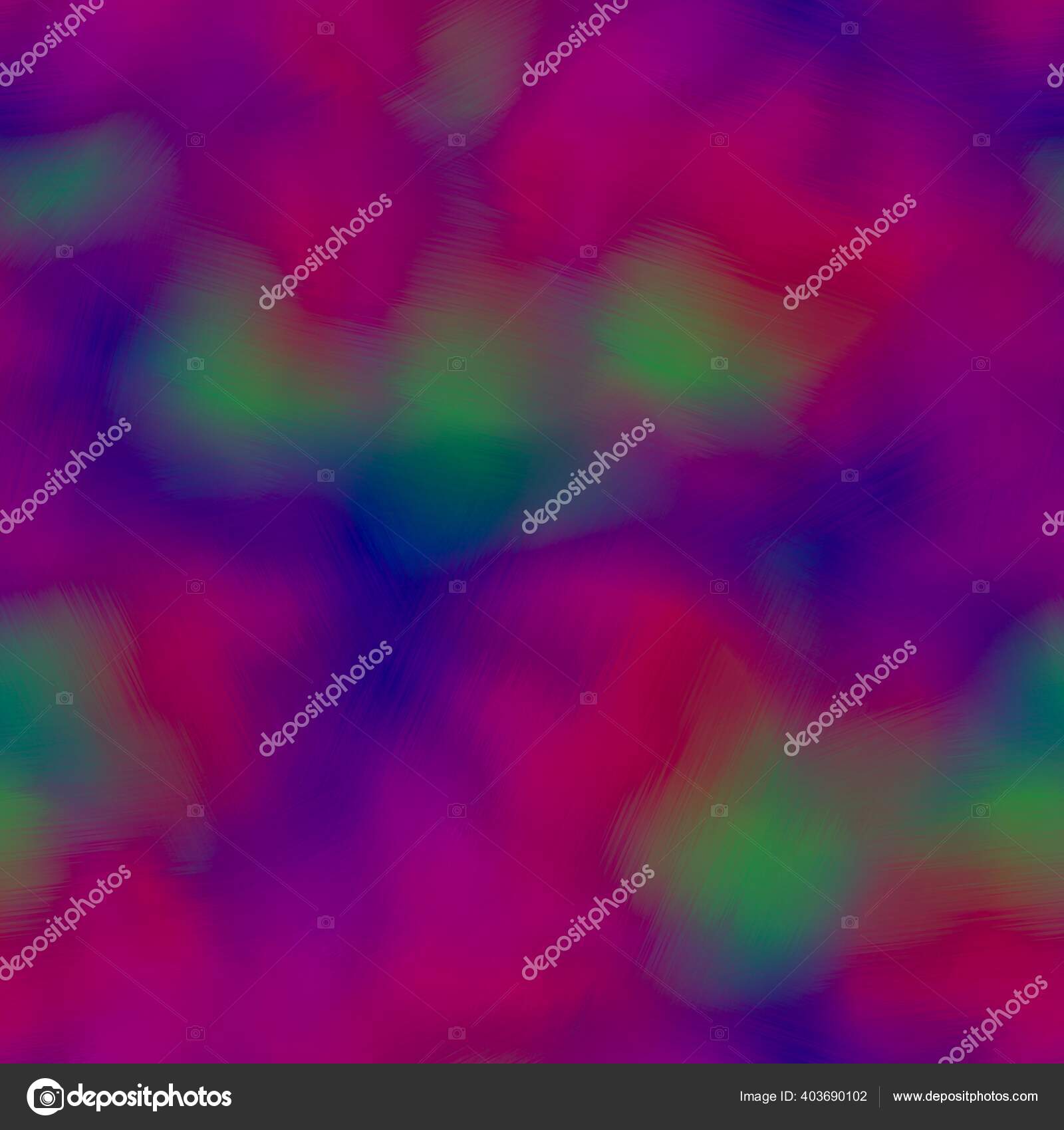Blurry rainbow glitch camo texture background. Irregular bleeding