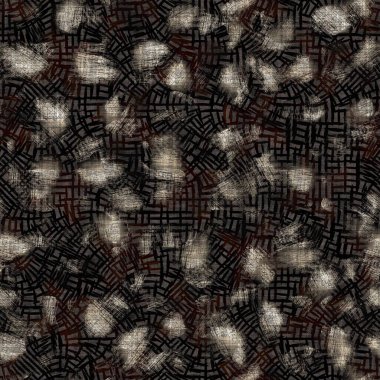 Kusursuz modern sepia camo baskı dokusu arka planı. Benekli kamuflaj deri desenli tekstil kumaş. Hırıltılı, bulanık çarşaflar her yerde. 