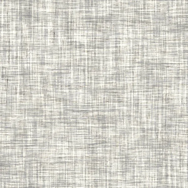 Seamless gray french woven linen texture background. Farmhouse ecru flax hemp fiber natural pattern. Organic yarn close up weave fabric for surface material. Ecru greige cloth textured rough material.