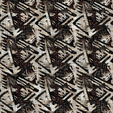 Kusursuz modern sepia camo baskı dokusu arka planı. Benekli kamuflaj deri desenli tekstil kumaş. Hırıltılı, bulanık çarşaflar her yerde. 