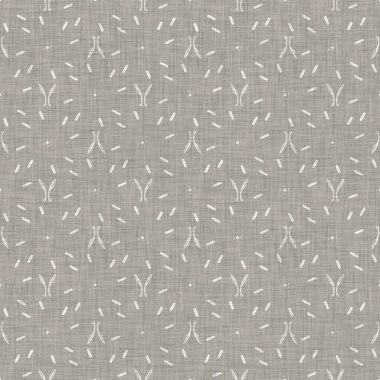 Kusursuz benekli gri Fransız dokuması keten dokusu arka plan. Lekeli doğal keten fiber deseni. Organik çiftlik evi kumaşları. Tekstil için kumaş parçaları.. 