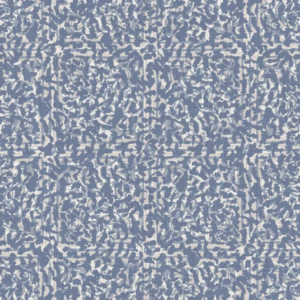Kusursuz Fransız çiftlik evi dokuma keten kumaş dokusu. Ecru flax mavi kenevir lifleri. Doğal model geçmişi. Mutfak havlusu kumaşı için organik tik tak. İnce çizgili materyal izleyici — Stok fotoğraf