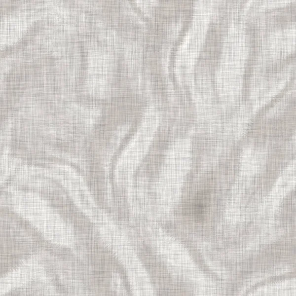 Kusursuz gri Fransız dokuması keten rengi çizgili arka plan. Ecru flax kenevir lifleri doğal desen. Organik iplikler kumaş dokuma malzemelerini birbirine yaklaştırır. Ecru grege nötr çizgili dalgalı kumaş..