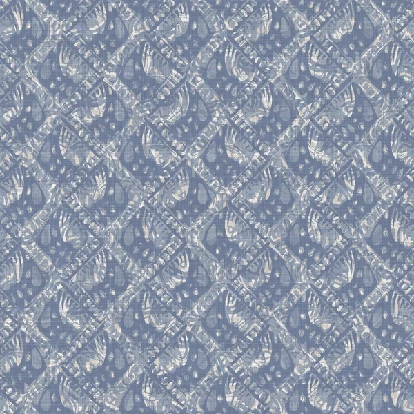 Απρόσκοπτη γαλλική μπλε λευκό αγροικία στυλ gingham υφή. Υφαντά λινό έλεγχο μοτίβο ύφασμα φόντο. Tartan καρό κοντό ύφασμα ύφανσης για πετσέτα κουζίνας. Καρό ύφασμα τραπέζι πικ-νικ ινών — Φωτογραφία Αρχείου