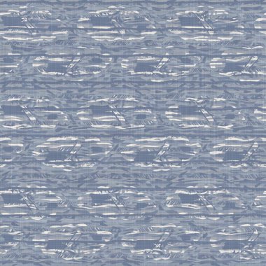 Kusursuz Fransız çiftlik evi dokuma keten kumaş dokusu. Ecru flax mavi kenevir lifleri. Doğal model geçmişi. Mutfak havlusu kumaşı için organik tik tak. İnce çizgili materyal izleyici