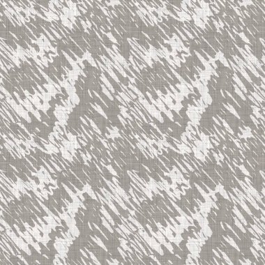 Kusursuz benekli gri Fransız dokuması keten dokusu arka plan. Eski ecru doğal keten fiber deseni. Tüm baskılar için organik çiftlik evi kumaşı. 