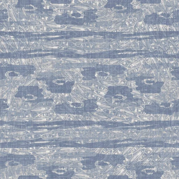 Бесшовный французский дом, сотканный из льняной полосы текстуры. Ecru лен голубой конопли волокна. Естественный фон. Органическая клеющая ткань для кухонного полотенца. Полосатый материал allover печати — стоковое фото