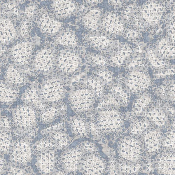  Kusursuz Fransız çiftlik evi, noktalı keten desenli. Provence mavi beyaz dokuma dokusu. Pejmürde şık stil dekoratif daire kumaş arka plan. Her yerde tekstil kırsalı var.