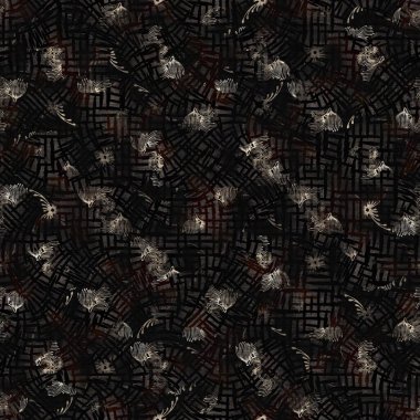 Kusursuz modern sepia camo baskı dokusu arka planı. Benekli kamuflaj deri desenli tekstil kumaş. Hırıltılı, bulanık çarşaflar her yerde. 