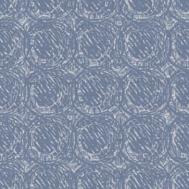 Kusursuz Fransız çiftlik evi, noktalı keten desenli. Provence mavi beyaz dokuma dokusu. Pejmürde şık stil dekoratif daire kumaş arka plan. Her yerde tekstil kırsalı var.