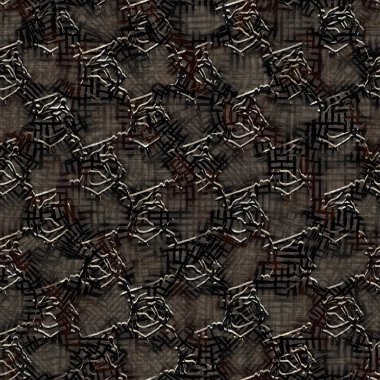 Kusursuz modern sepia camo baskı dokusu arka planı. Benekli kamuflaj deri desenli tekstil kumaş. Hırıltılı, bulanık çarşaflar her yerde. 