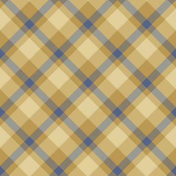 Απρόσκοπτη γαλλική μπλε κίτρινο αγροικία στυλ gingham υφή. Υφαντά λινό έλεγχο μοτίβο ύφασμα φόντο. Tartan καρό κοντό ύφασμα ύφανσης για πετσέτα κουζίνας. Καρό τραπέζι πικ-νικ ινών — Φωτογραφία Αρχείου