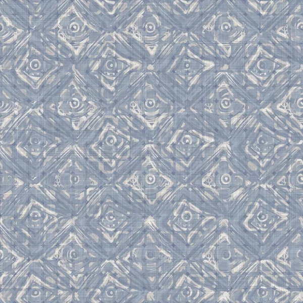 Inconsútil francés azul blanco casa de campo estilo textura de Gingham. Ropa tejida comprobar fondo patrón de tela. Tartán tela de tela de primer plano a cuadros para el material de la toalla de cocina. Paño de tabla de picnic de fibra a cuadros — Foto de Stock